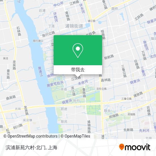滨浦新苑六村-北门地图
