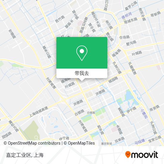 嘉定工业区地图