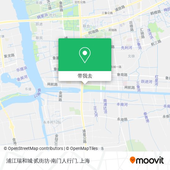 浦江瑞和城·贰街坊-南门人行门地图