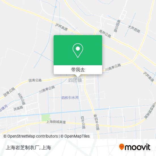 上海岩芝制衣厂地图