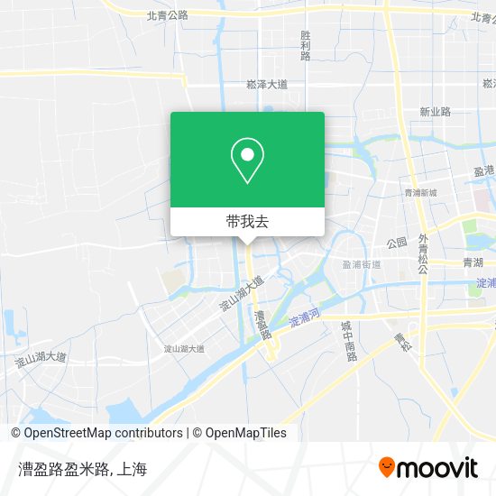 漕盈路盈米路地图