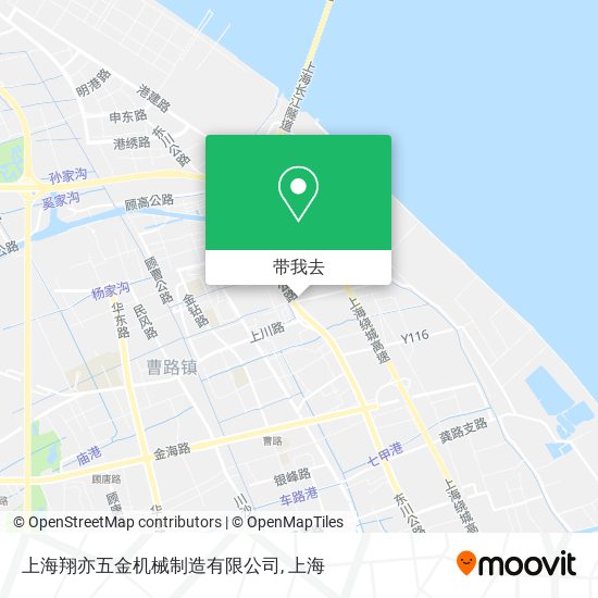 上海翔亦五金机械制造有限公司地图