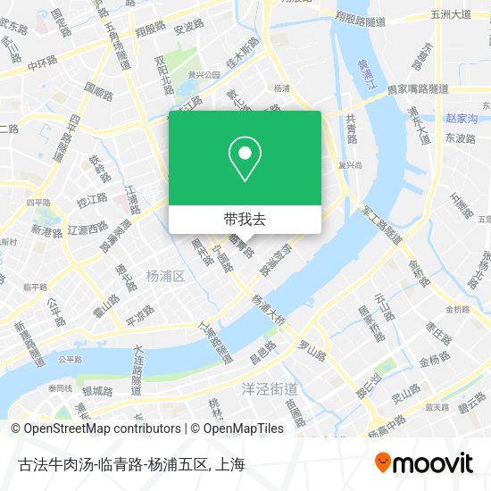 古法牛肉汤-临青路-杨浦五区地图