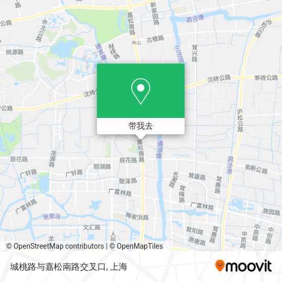 城桃路与嘉松南路交叉口地图