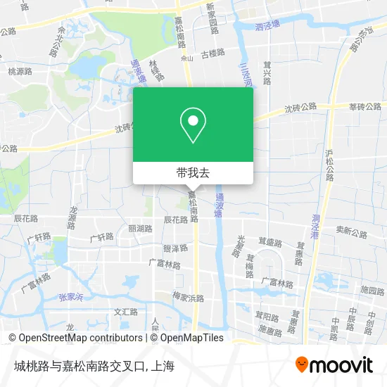城桃路与嘉松南路交叉口地图
