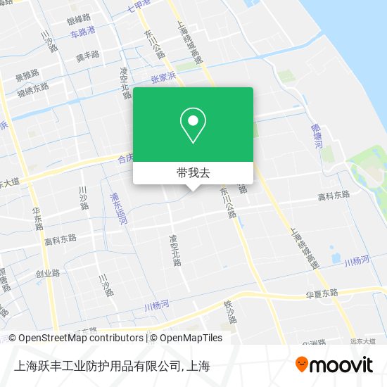 上海跃丰工业防护用品有限公司地图