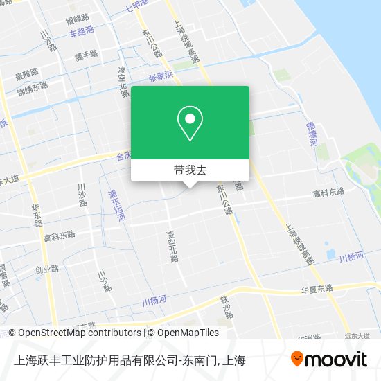 上海跃丰工业防护用品有限公司-东南门地图
