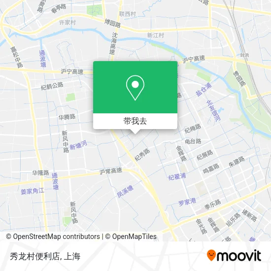 秀龙村便利店地图