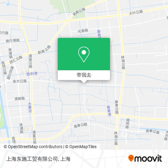 上海东施工贸有限公司地图