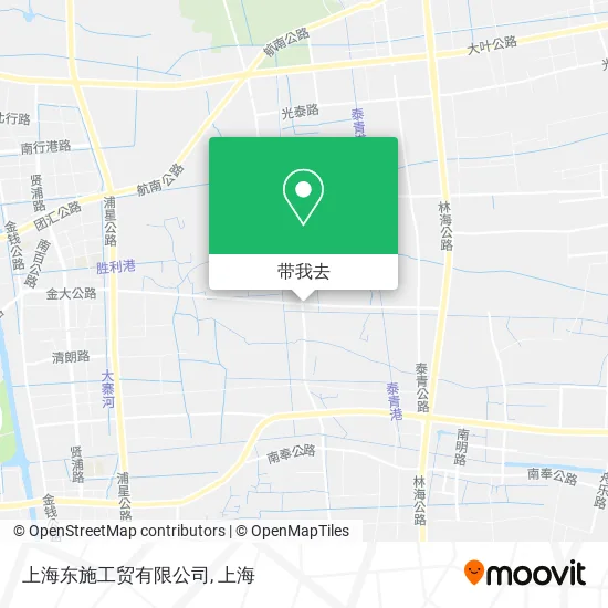 上海东施工贸有限公司地图
