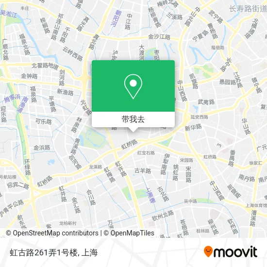 虹古路261弄1号楼地图