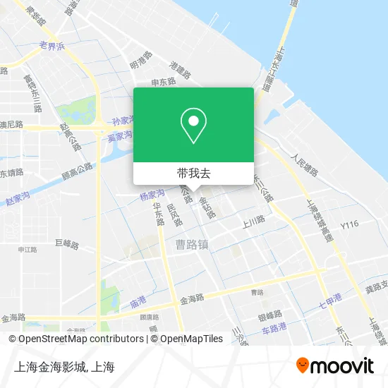上海金海影城地图