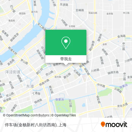 停车场(金杨新村八街坊西南)地图