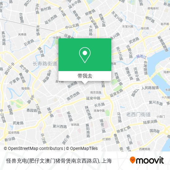 怪兽充电(肥仔文澳门猪骨煲南京西路店)地图