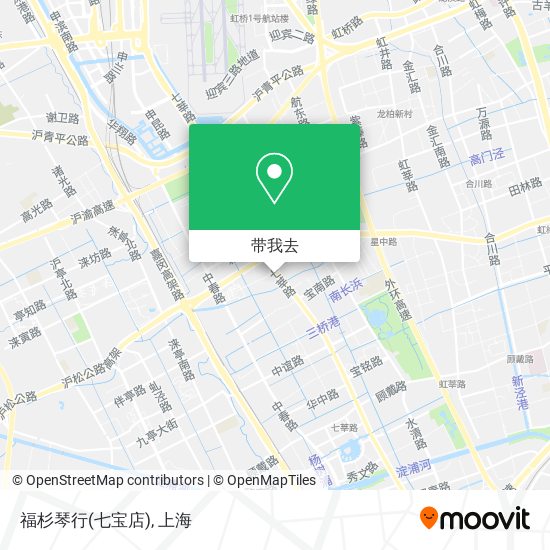 福杉琴行(七宝店)地图