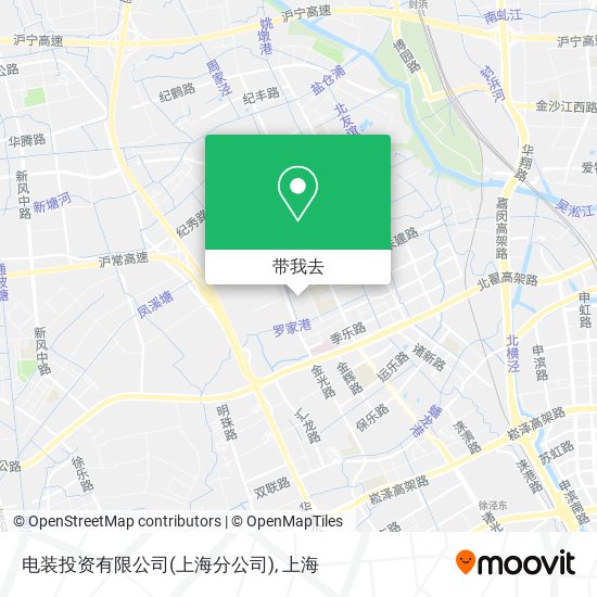 电装投资有限公司(上海分公司)地图