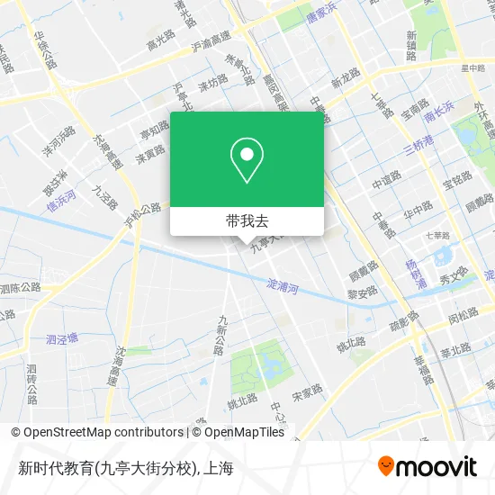 新时代教育(九亭大街分校)地图