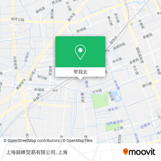 上海兢峰贸易有限公司地图