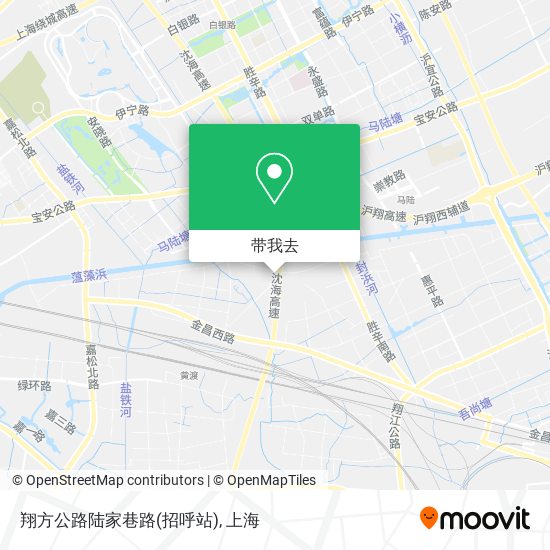 翔方公路陆家巷路(招呼站)地图