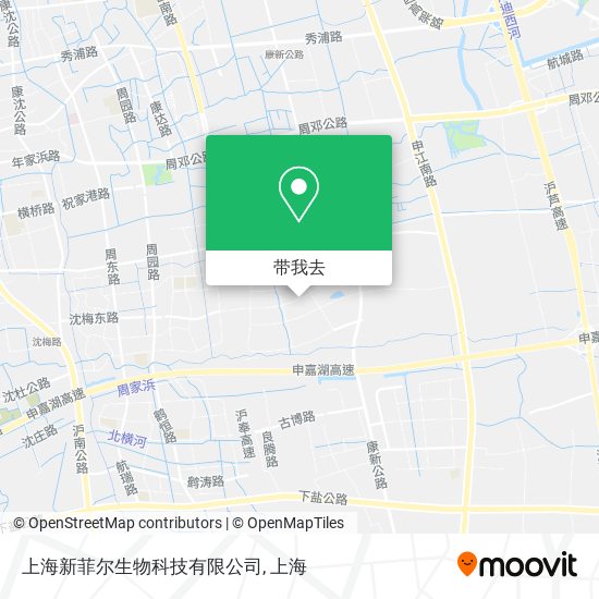 上海新菲尔生物科技有限公司地图