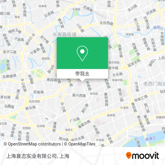 上海襄志实业有限公司地图