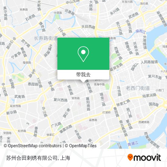 苏州合田刺绣有限公司地图