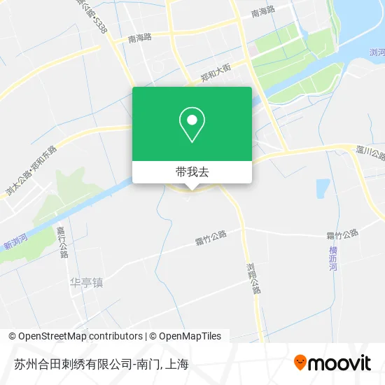 苏州合田刺绣有限公司-南门地图