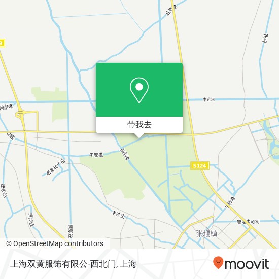 上海双黄服饰有限公-西北门地图