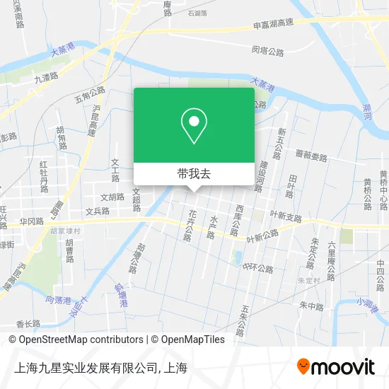 上海九星实业发展有限公司地图