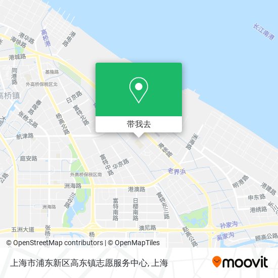 上海市浦东新区高东镇志愿服务中心地图