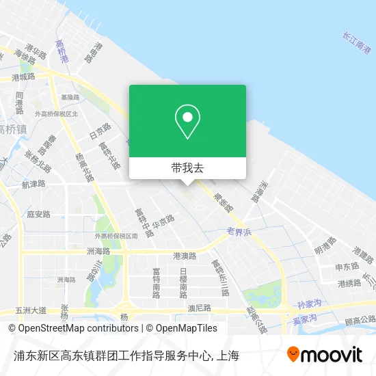 浦东新区高东镇群团工作指导服务中心地图