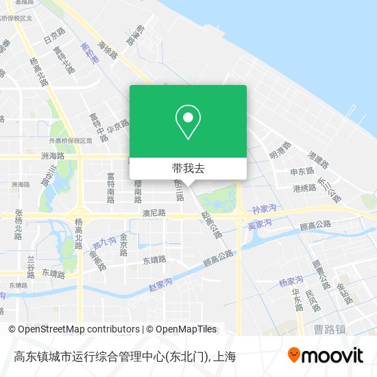 高东镇城市运行综合管理中心(东北门)地图