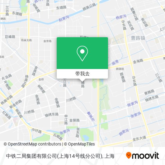 中铁二局集团有限公司(上海14号线分公司)地图