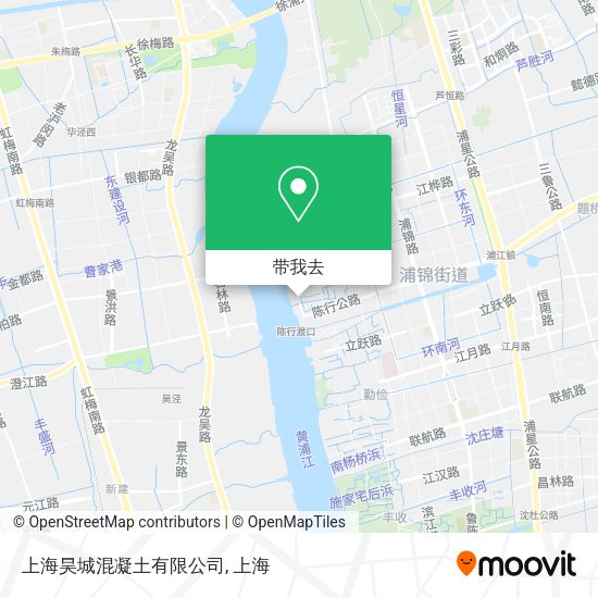 上海昊城混凝土有限公司地图