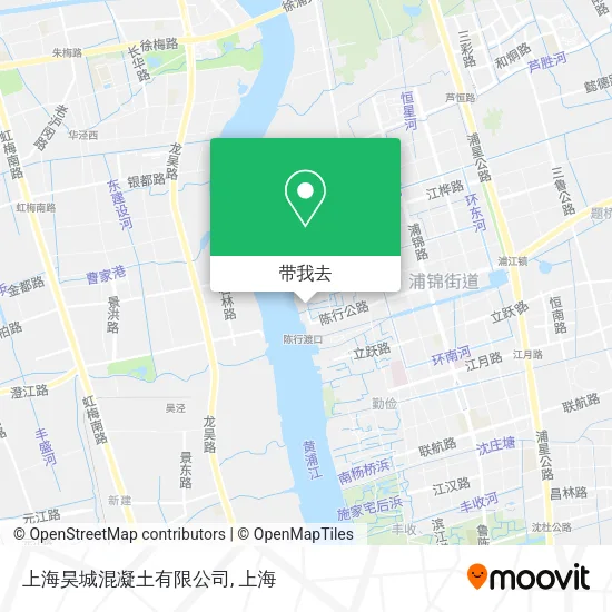 上海昊城混凝土有限公司地图