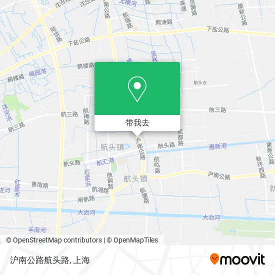 沪南公路航头路地图