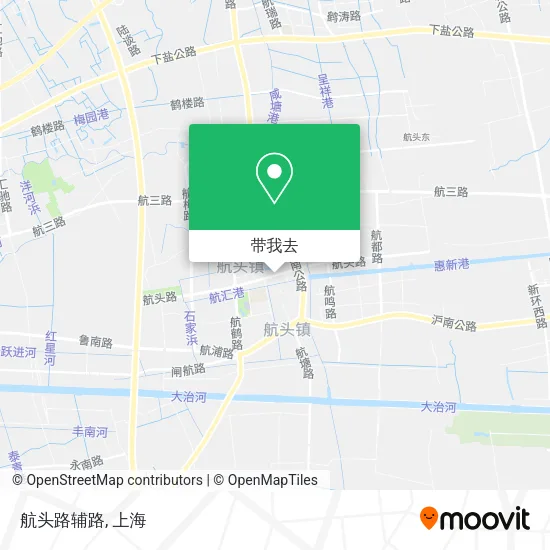 航头路辅路地图