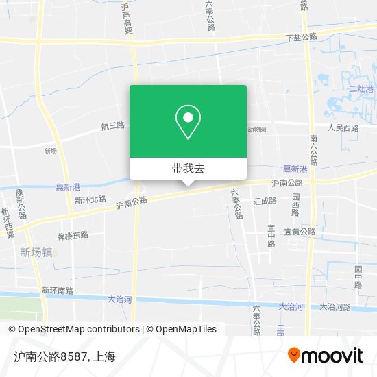 沪南公路8587地图