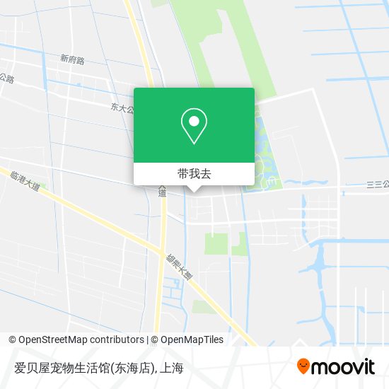 爱贝屋宠物生活馆(东海店)地图