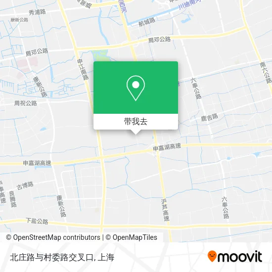 北庄路与村委路交叉口地图