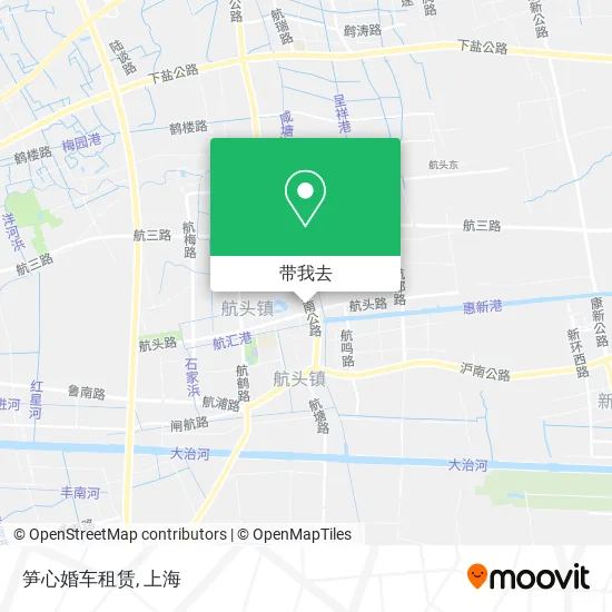 笋心婚车租赁地图