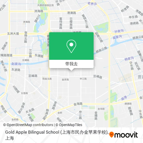 Gold Apple Bilingual School (上海市民办金苹果学校)地图