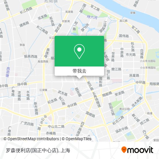 罗森便利店(国正中心店)地图
