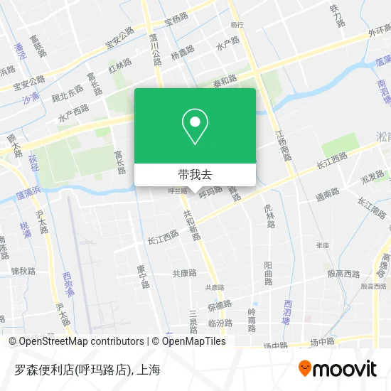 罗森便利店(呼玛路店)地图