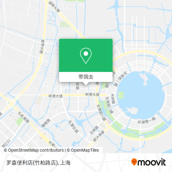 罗森便利店(竹柏路店)地图