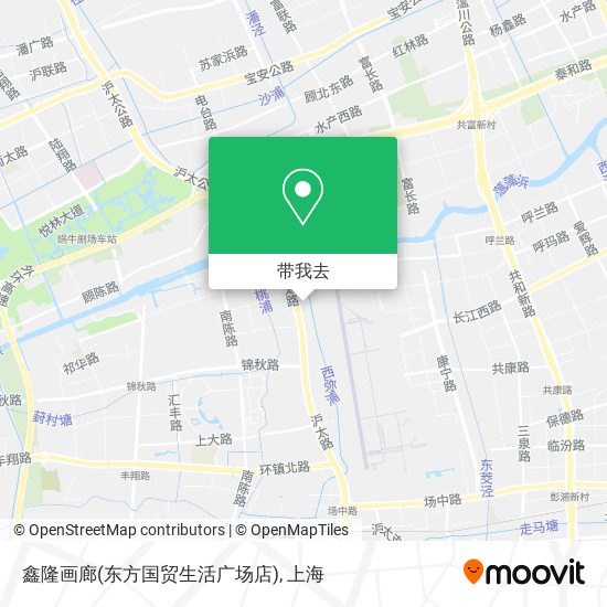 鑫隆画廊(东方国贸生活广场店)地图