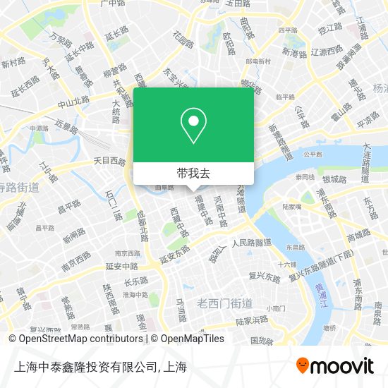 上海中泰鑫隆投资有限公司地图