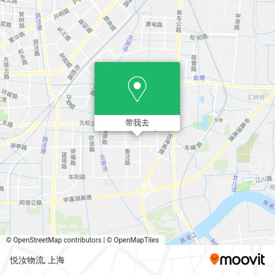 悦汝物流地图