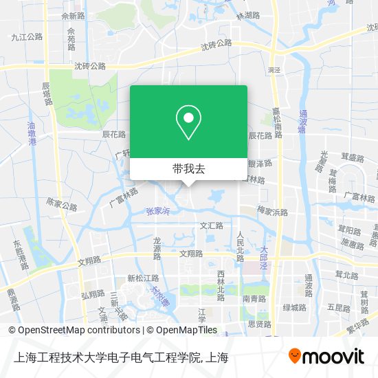 上海工程技术大学电子电气工程学院地图