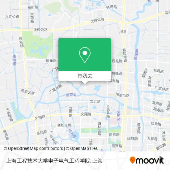 上海工程技术大学电子电气工程学院地图
